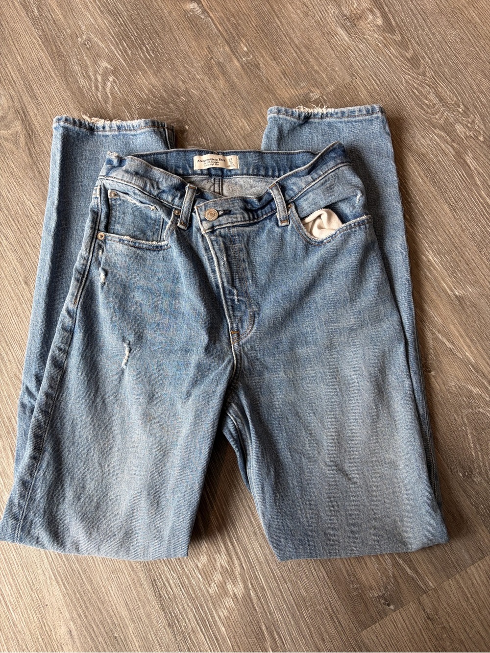 Abercrombie 90s straight ultra high rise jeans size 3